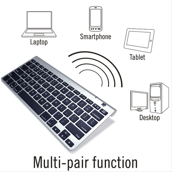 Compact-Größe, die Mac-Kompatibel Bluetooth-Keyboard (WKB-803A)