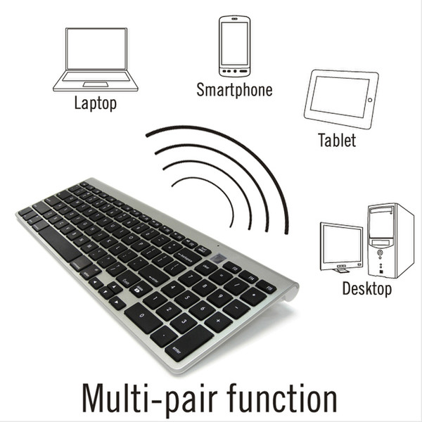 Многофункциональный связь Bluetooth Mac совместимы клавиатуры, зона 2 (ВКБ-802A)