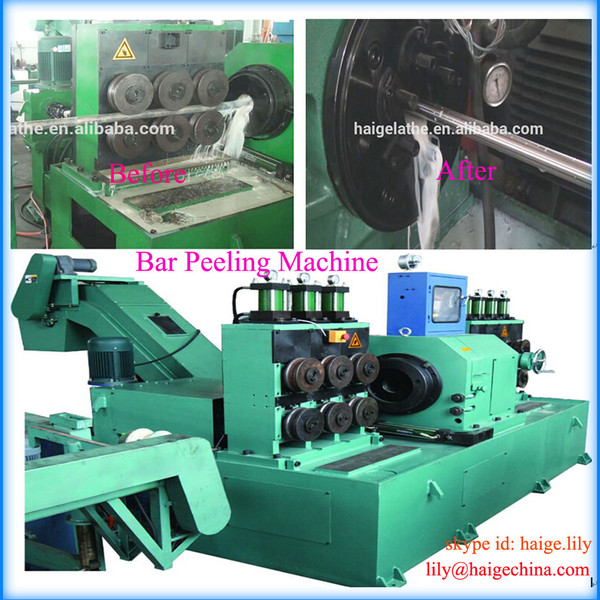 steel round bar surface peeling machine from Yantai Haige Machine Tools Co., Ltd.
