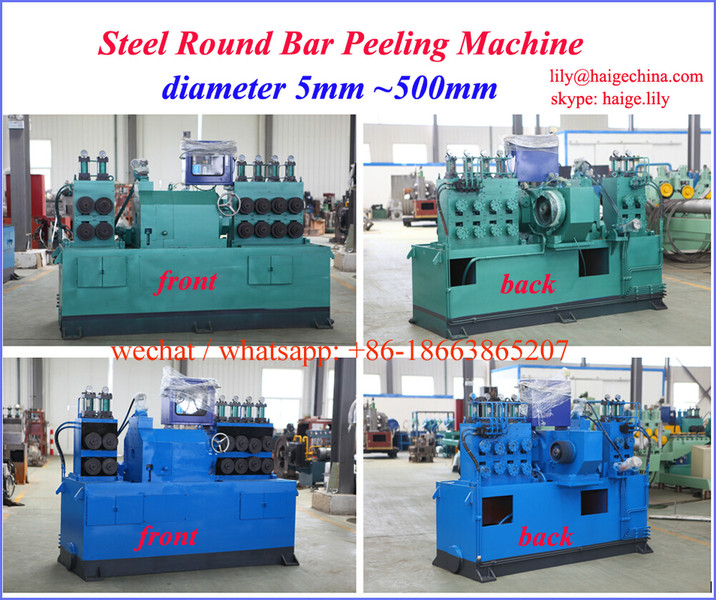 steel round bar surface peeling turning lathe machine