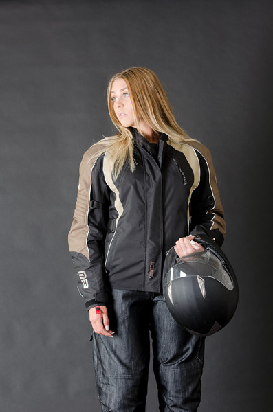 摩托车的女士纺织品的夹克