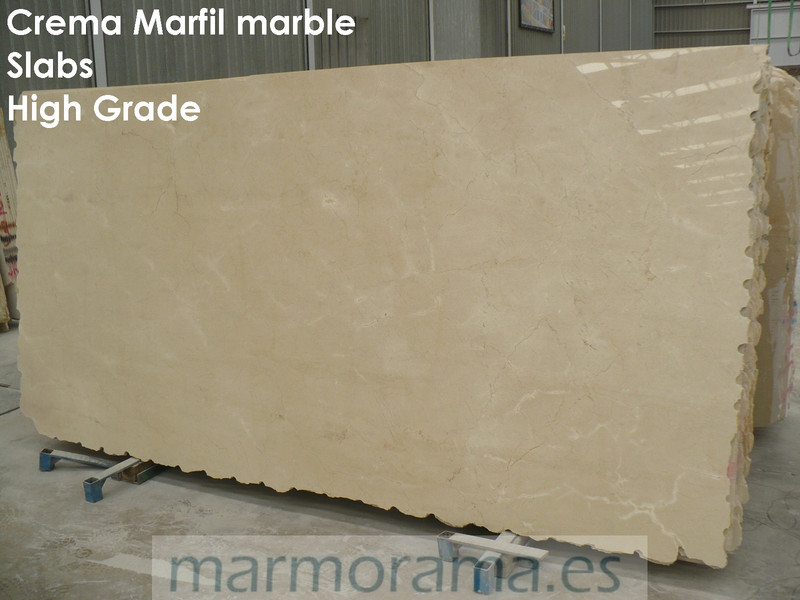Crema Marfil marble slab High Range