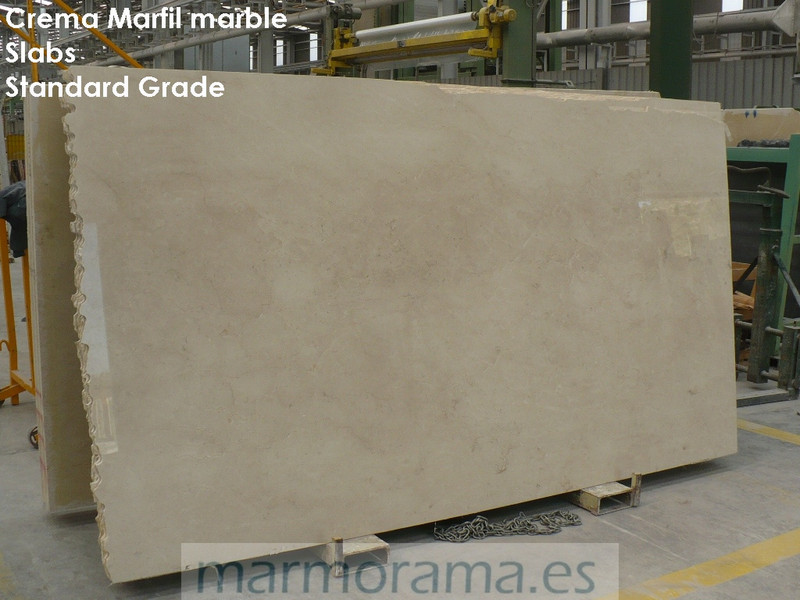 Crema Marfil marble slabs Standard Range