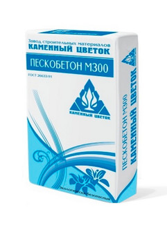 The dry mixture M-300 sand concrete with delivery in Moscow and Moscow region.