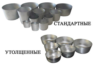 Алюминиевые формы для выпечки пасок и куличей .