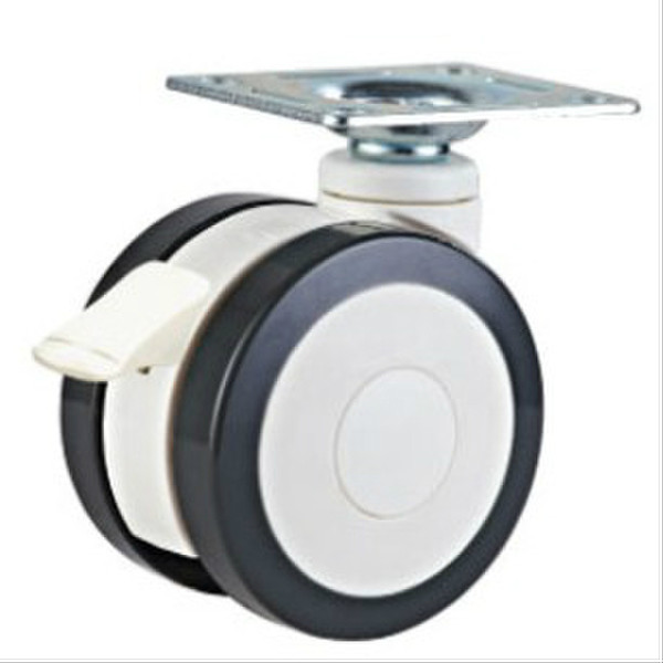European Style Ball Bearing Plastic Twin Wheels Medical Caster