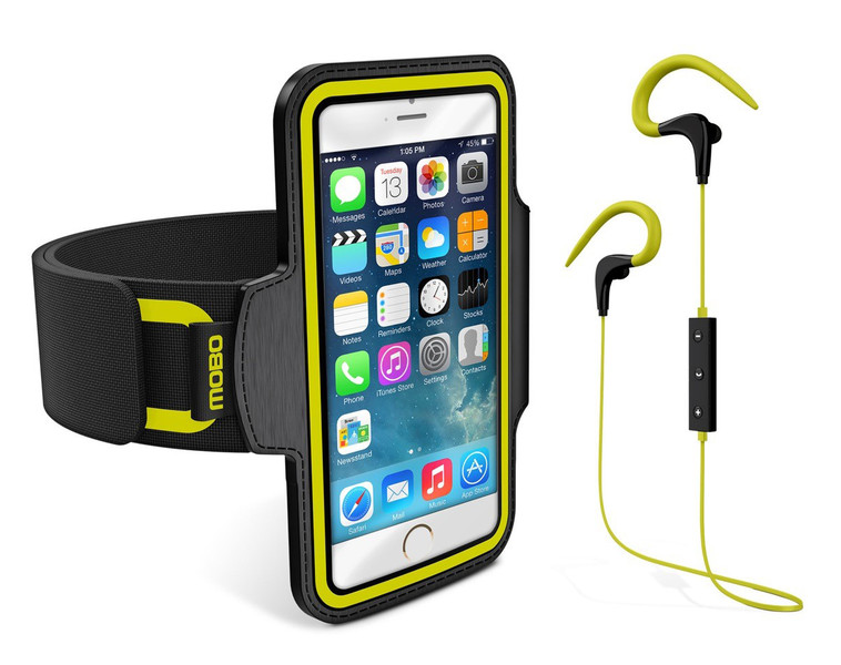 MOBO Bluetooth® Headphones & Armband Fitness Kit