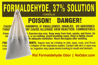 SMELLEZE可重复使用甲醛的气味拆除臭剂袋:Rid化学气味而不掩盖在150平方米。 Ft。