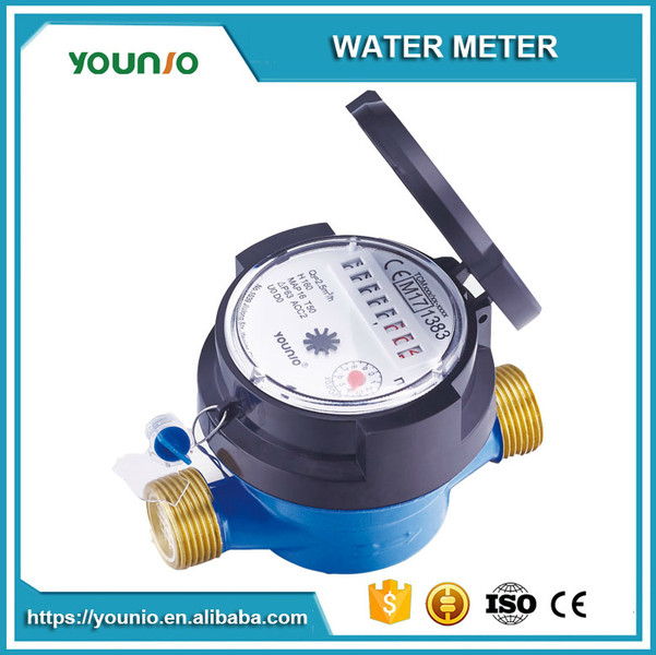 Younio Mid Certified Single Jet Dry Type Water Meter,Class 2 R160