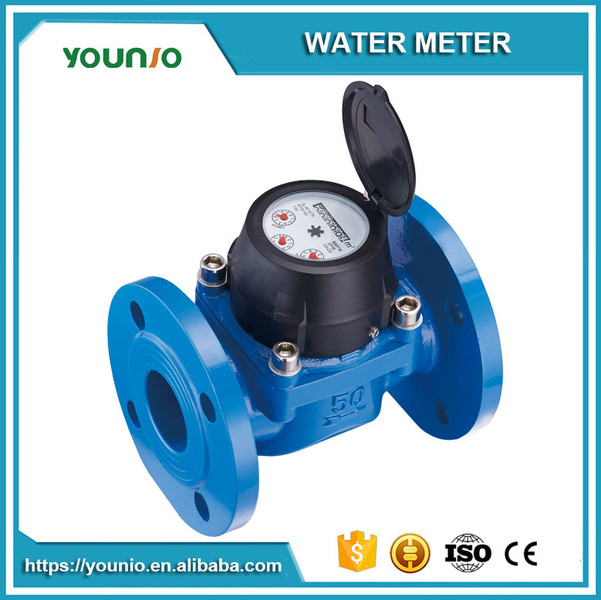 Younio可移动的元素Woltman类型水表，用于工业用