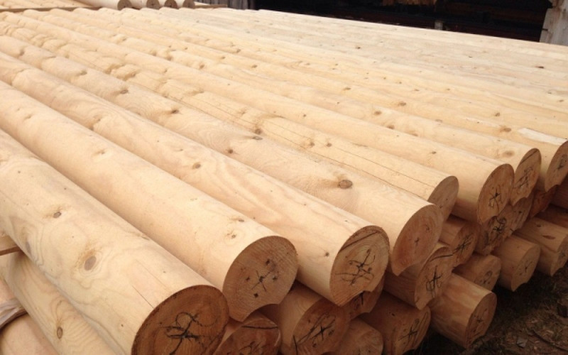Rounded log wholesale ф180-300