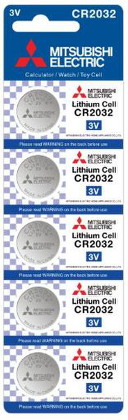 MITSUBISHI Lithium Button Cell 3V CR2032 CR2025 CR2016