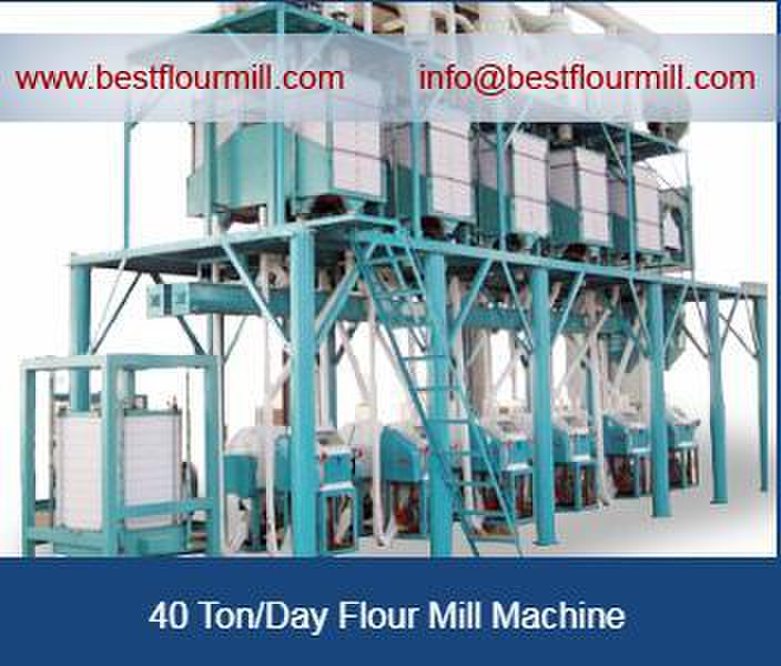 8 sets of steel frame type stone flour mill