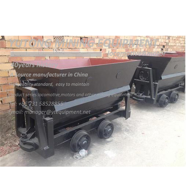 2 Ton Loading Capacity Mine Car, Side Dump Type Mining Wagons, 0.75m3 Mining Wagons for Coal Mine