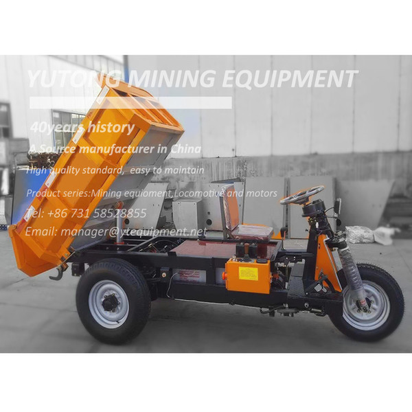 5 Ton Mining Hydraulic Dump Tricycle for Metal Mine
