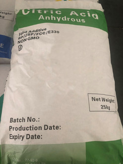 Citric Acid Anhydrous (Food Grade) – High-Purity for Food, Cosmetic & Industrial Applications