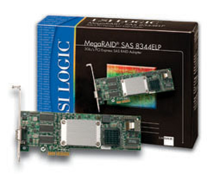 LSI LSI00118 MegaRAID SAS 8344ELP SAS RAID Adapter - 128MB Schnittstellenkarte/Adapter