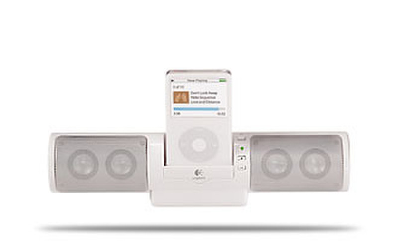 Logitech mm32 Portable Speaker Белый мультимедийная акустика