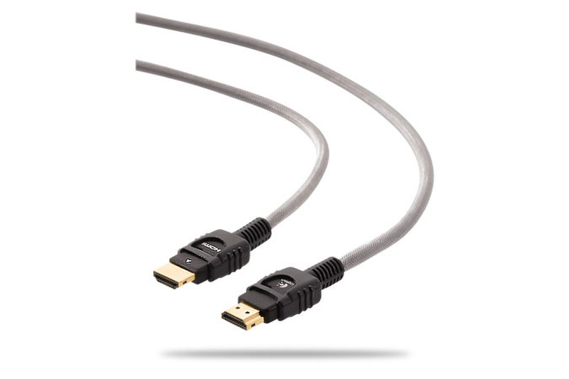 Logitech HDMI Audio Video Cable 3m HDMI HDMI Silber HDMI-Kabel