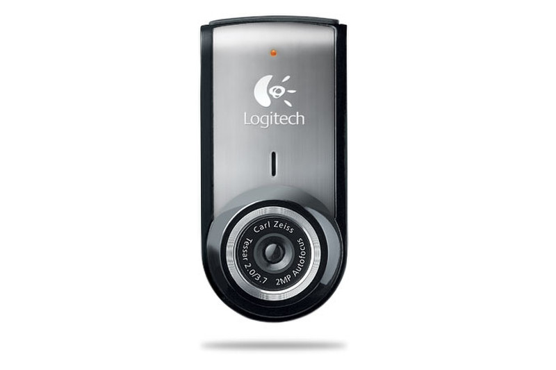 Logitech QuickCam® Pro for Notebooks 8МП 1600 x 1200пикселей Черный, Cеребряный вебкамера