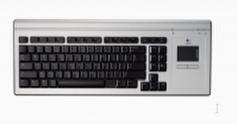 Logitech Cordless MediaBoard Беспроводной RF клавиатура