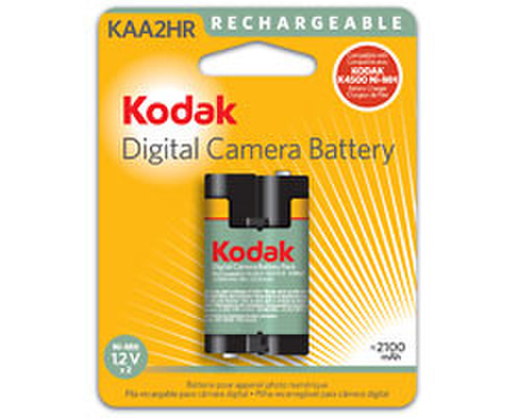 Kodak Ni-MH Rechargeable Digital Camera Battery KAA2HR Nickel-Metal Hydride (NiMH) 2100mAh rechargeable battery