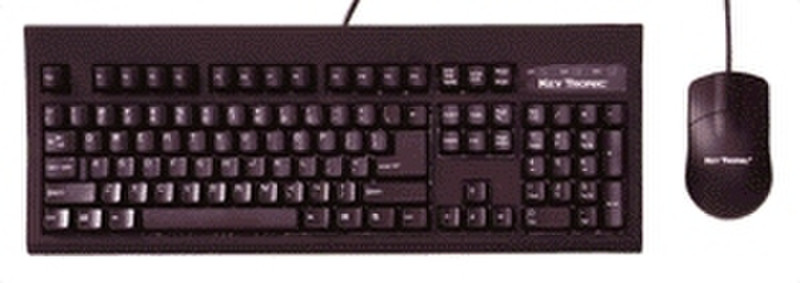 Keytronic TAG-A-LONG-U2 USB QWERTY Schwarz Tastatur