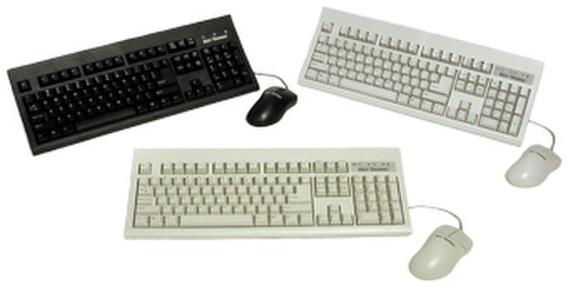 Keytronic TAG-A-LONG-P1 PS/2 QWERTY Beige Tastatur