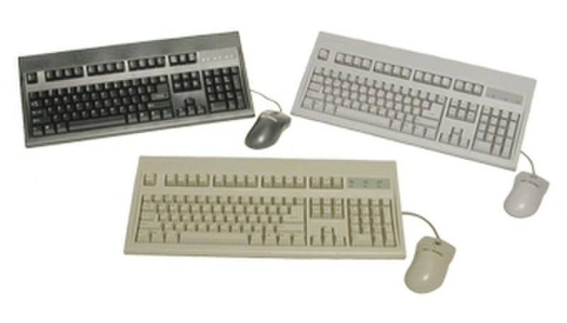 Keytronic E03601U2M USB QWERTY Schwarz Tastatur