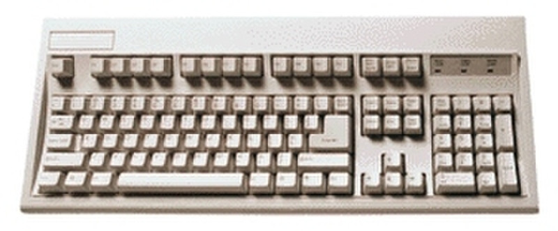 Keytronic E03601D1 PS/2 QWERTY Beige Tastatur
