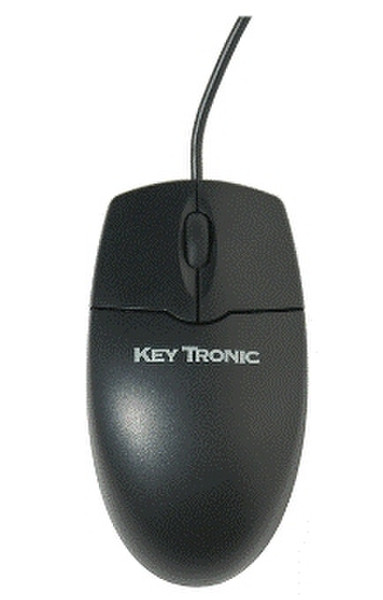 Keytronic Optical Scroll Wheel Mouse PS/2 Оптический 800dpi Черный компьютерная мышь