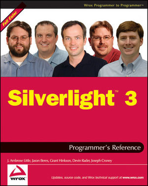 Wiley Silverlight 3 Programmer's Reference 608pages software manual