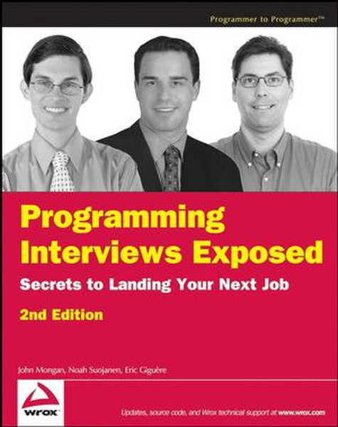 Wiley Programming Interviews Exposed: Secrets to Landing Your Next Job, 2nd Edition 264страниц руководство пользователя для ПО