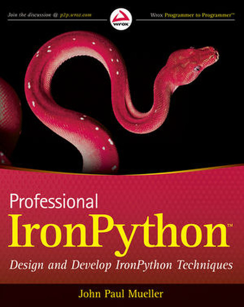 Wiley Professional IronPython 480страниц руководство пользователя для ПО