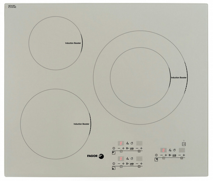 Fagor IF-30BLX built-in Electric induction Grey hob