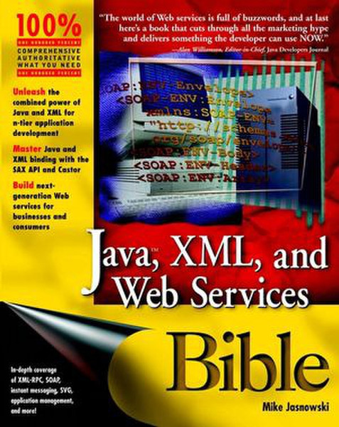 Wiley Java, XML, and Web Services Bible 950страниц руководство пользователя для ПО