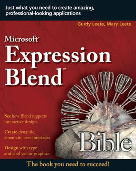 Wiley Microsoft Expression Blend Bible 734pages software manual