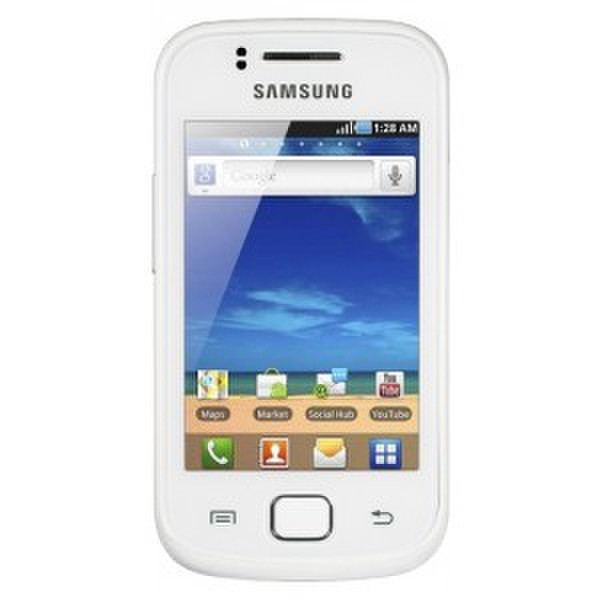 Samsung Galaxy Gio 150ГБ Cеребряный, Белый
