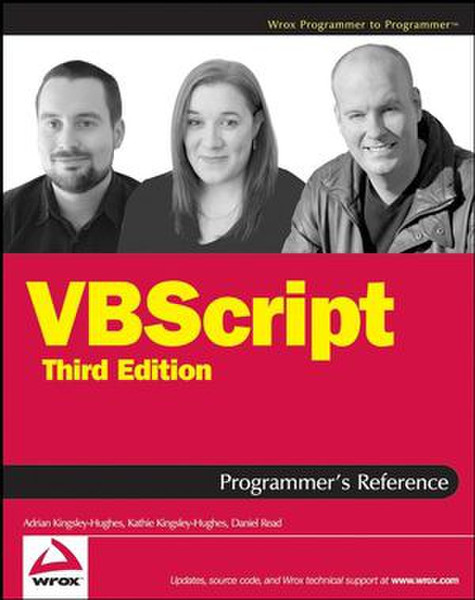 Wiley VBScript Programmer's Reference, 3rd Edition 816pages software manual