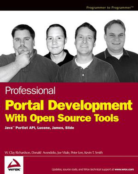 Wiley Professional Portal Development with Open Source Tools 456pages software manual