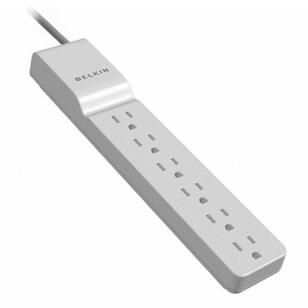 Belkin BE106000SP2.5 6AC outlet(s) 0.8m White surge protector