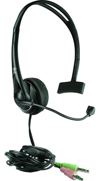 Perfect Choice PC-110491 2x 3.5 mm Monophon Kopfband Schwarz Headset