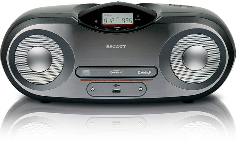 SCOTT SDM 60 Hugi 4Вт Черный CD радио