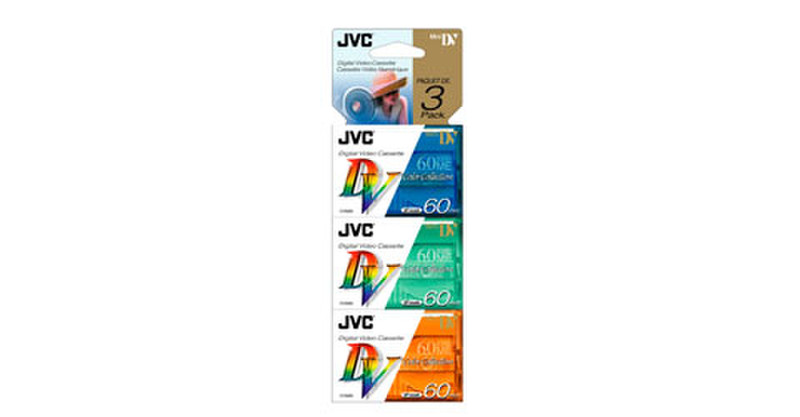 JVC Mini-DV Cassette - 60Minute(s) 60min 3pc(s)