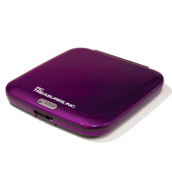 PC Treasures USB DVD-ROM Purple optical disc drive