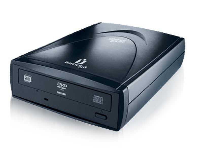 Iomega USB External DVD Burner Черный оптический привод