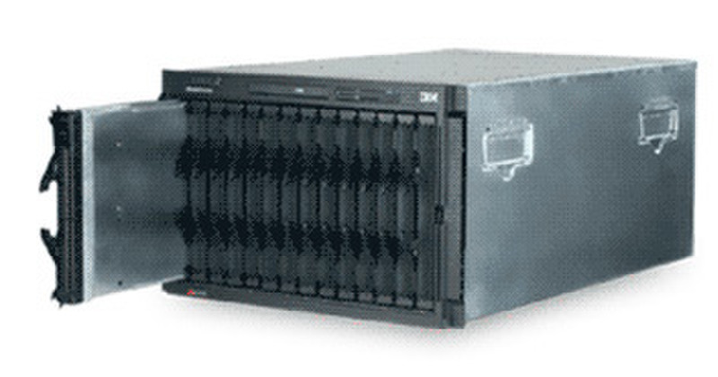 IBM ESERVER BLADE CENTER CHASSIS 8677-1XX HS20 4 X POWER GBIT TOPS. Computer-Gehäuse