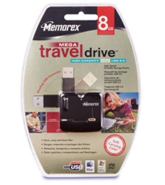 Imation Mega TravelDrive 8GB 2.0 8ГБ Cеребряный внешний жесткий диск