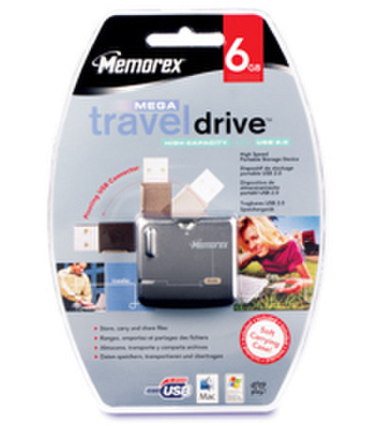 Imation Mega TravelDrive 6GB 2.0 6GB Silver external hard drive