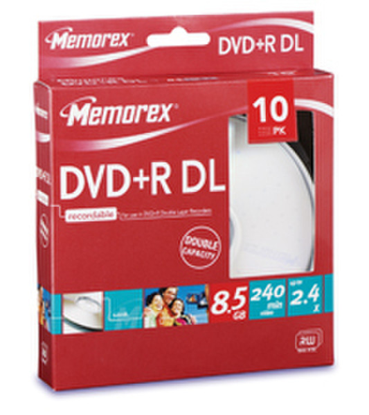 Imation DVD+R Double Layer 10 Pack 8.5GB DVD+R DL 10Stück(e)